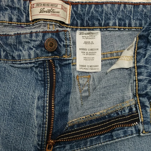 Levi Strauss Signature Mid-rise Stretch Bootcut 12 - Picture 6 of 7